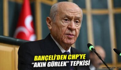 Bahçeli: CHP Kriz ve Kargaşaya Oynuyor