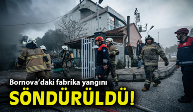 İzmir’de Ayakkabı Fabrikasında Yangın Paniği!