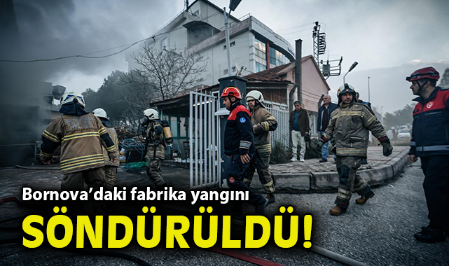 İzmir’de Ayakkabı Fabrikasında Yangın Paniği!