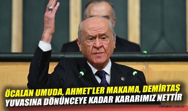 Bahçeli: Terörsüz Türkiye İçin Kararlıyız!