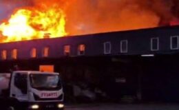 Karapınar’da Yangın: Depo Alev Alev Yandı!