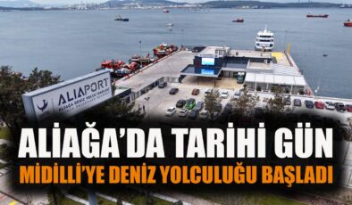 Aliağa’da Deniz Yolcuları Ramazan Bayramı’na Uğurlandı