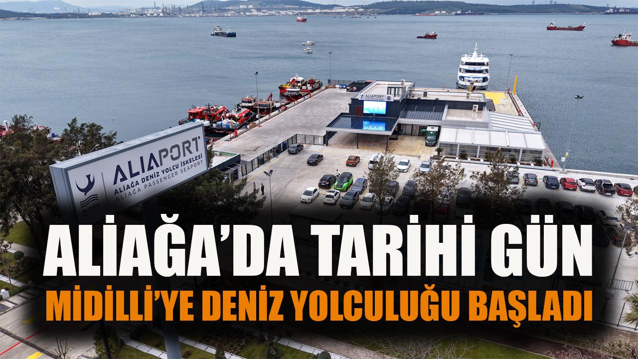 Aliağa’da Deniz Yolcuları Ramazan Bayramı’na Uğurlandı