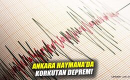 Ankara’nın Haymana’sında 3.9 Büyüklüğünde Deprem!
