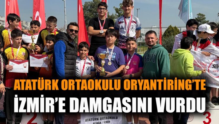 Atatürk Ortaokulu Oryantiringde Şampiyonluk Yakaladı!