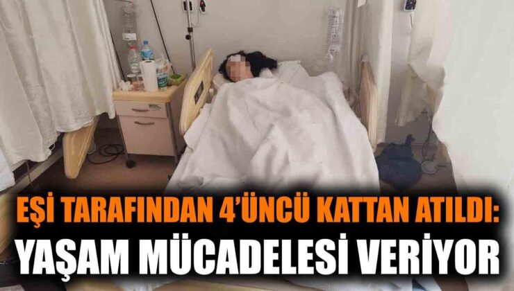 İzmir’de Şiddete Uğrayan Kadın Balkondan Atıldı!