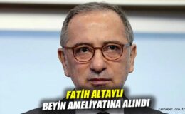 Fatih Altaylı Ameliyata Alındı: Geçmiş Olsun!