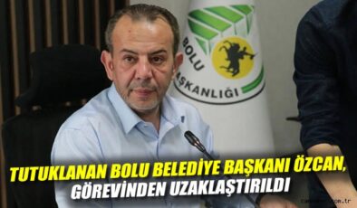 Tanju Özcan Görevden Uzaklaştırıldı! İrtikap Gözaltısı