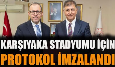 Karşıyaka Stadyumu Protokolü İmzalandı!