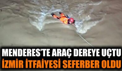 Otomobil Dereye Yuvarlandı, Kurtarma Başarıyla Tamamlandı