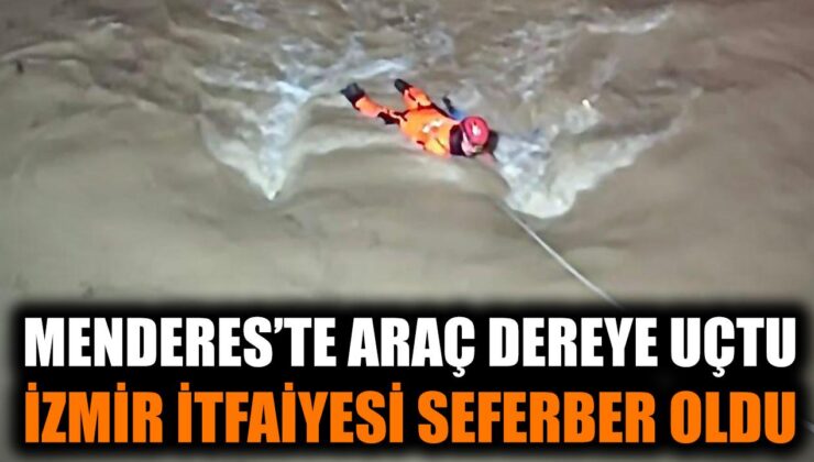 Otomobil Dereye Yuvarlandı, Kurtarma Başarıyla Tamamlandı