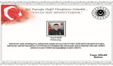 Ağrı’da Askeri Araç Kazasında Şehit Acısı