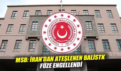 İran Füzesi Türk Hava Sahasında Düşürüldü!