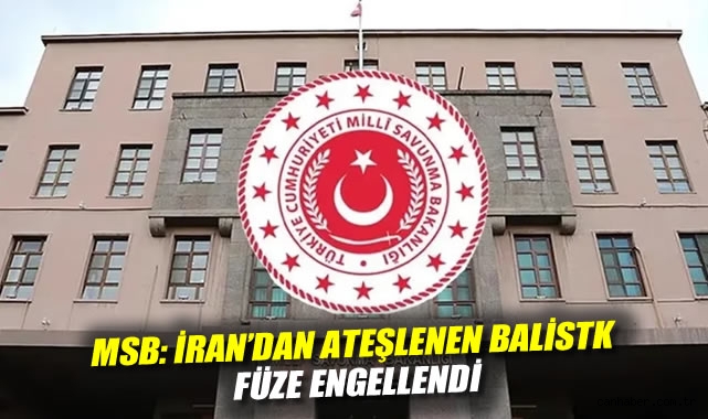 İran Füzesi Türk Hava Sahasında Düşürüldü!