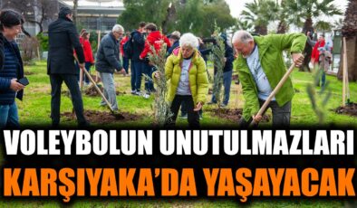 Karşıyaka’da Voleybol İçin Anlamlı Orman Kuruldu