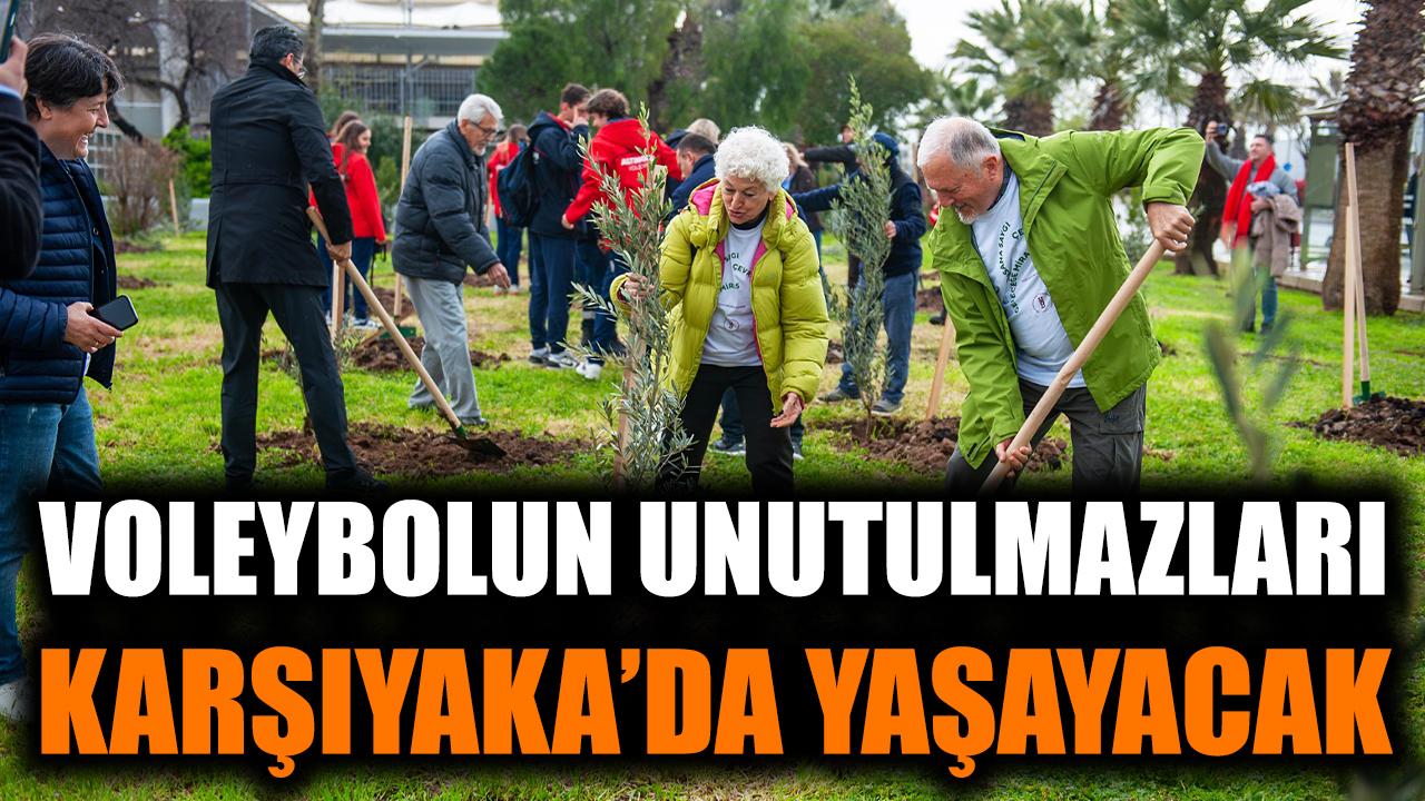 Karşıyaka’da Voleybol İçin Anlamlı Orman Kuruldu