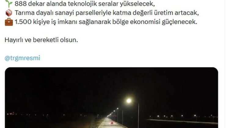 İzmir Bayındır’da 409 Milyon Liralık Tarım Yatırımı!
