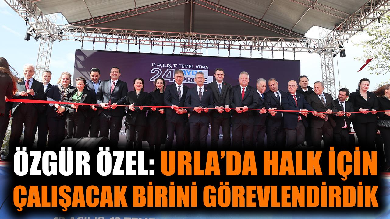 Urla’da 24 Proje ile Geleceğe Yatırım Yapıldı
